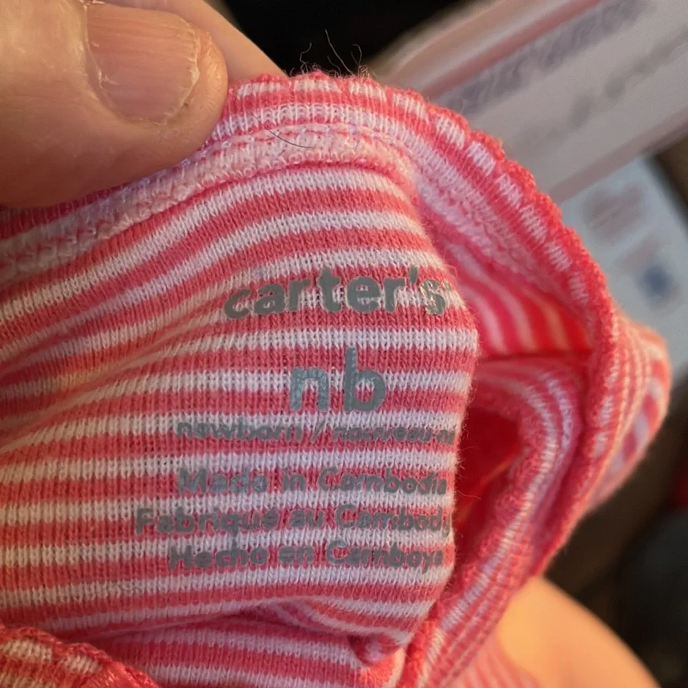 Carters newborn one piece